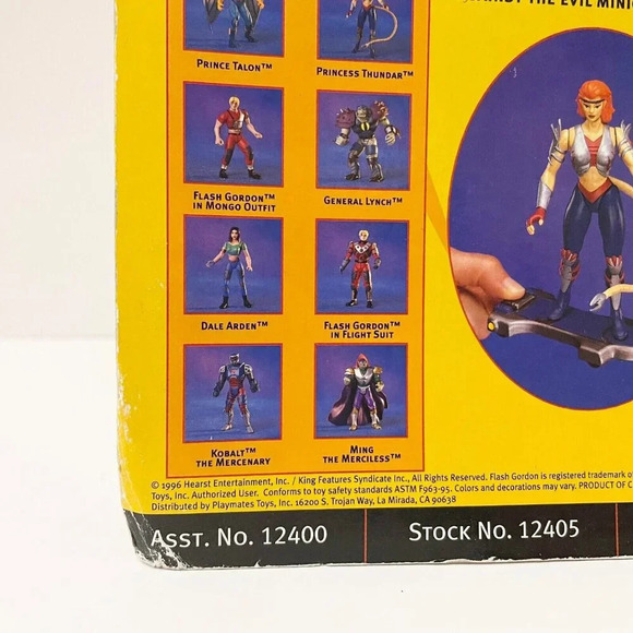 Vintage 1996 Playmates Flash Gordon Princess Thundra Action Figure Flaws - Picture 12 of 16